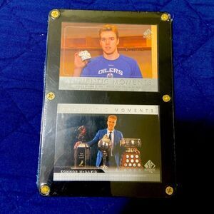 Connor McDavid 2 Card Bundle In Dual Case Sealed